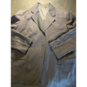 Joseph Abboud Mens Charcoal Wool Blend Blazer Suit Jacket Size 20‎ RG